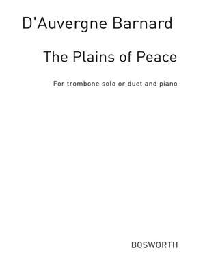 A. Barnard: Plains Of Peace for Trombone and Piano: Posaune mit Begleitung