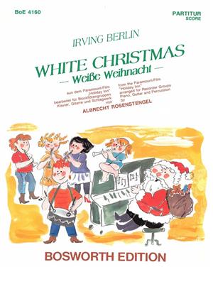 Irving Berlin: White Christmas (Recorder Ensemble): (Arr. Albrecht Rosenstengel): Blockflöte Ensemble