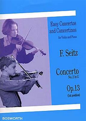 Friedrich Seitz: Violin Concerto No. 2 in G Op.13: Violine mit Begleitung