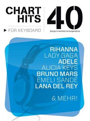 Chart Hits Für Keyboard: 40 Songs in leichten: Keyboard