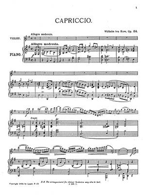 Willem Ten Have: Capriccio Op.24: Streichorchester