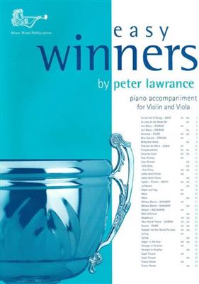 Peter Lawrance: Easy Winners for Violin/Viola: (Arr. Peter Lawrance): Violine Solo