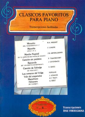 Clásicos Favoritos para Piano No.6: Klavier Solo