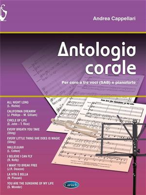 Antologia corale: (Arr. Andrea Cappellari): Gemischter Chor mit Klavier/Orgel