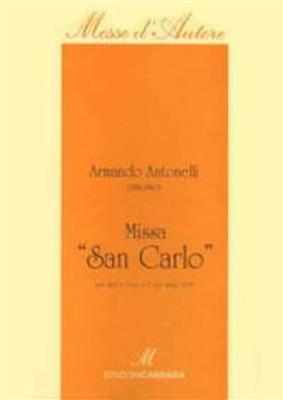 Armando Antonelli: Messa S. Carlo Borromeo: Gemischter Chor mit Klavier/Orgel