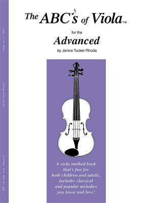 Janice Tucker Rhoda: The ABCs Of Viola for The Advanced: Viola Solo