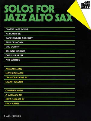 Brooks Bowman: Solos for Jazz Alto Sax: Altsaxophon