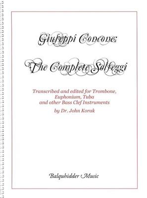 Giuseppe Concone: The Complete Solfeggi: Posaune Solo