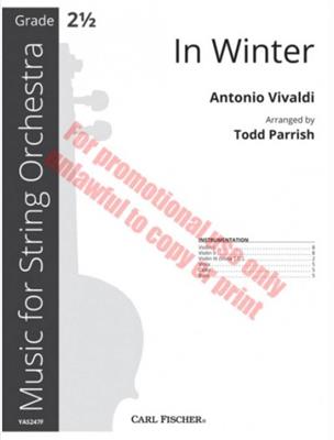 Antonio Vivaldi: In Winter: (Arr. Todd Parrish): Streichorchester
