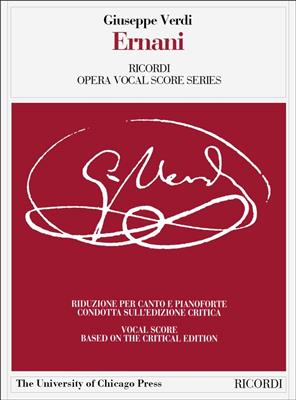 Giuseppe Verdi: Ernani: Opern Klavierauszug