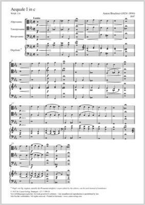 Anton Bruckner: Aequale I: Posaune Ensemble