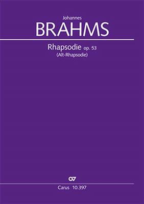 Johannes Brahms: Alt-Rhapsodie: Männerchor mit Ensemble