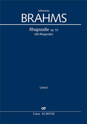 Johannes Brahms: Alt-Rhapsodie: Männerchor mit Ensemble