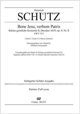 Heinrich Schütz: Bone Jesu, verbum Patris: Gesang Duett