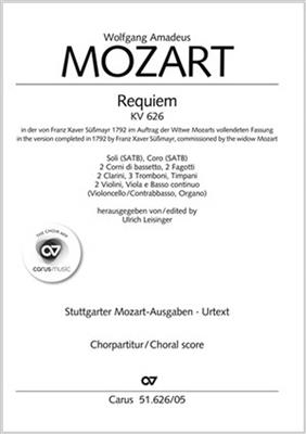 Wolfgang Amadeus Mozart: Requiem: (Arr. Paul Horn): Gemischter Chor mit Ensemble