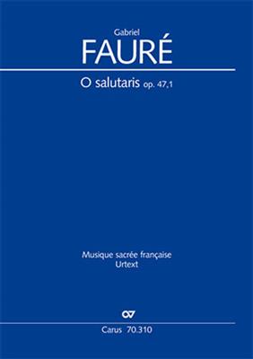 Gabriel Fauré: O Salutaris: Gesang mit sonstiger Begleitung