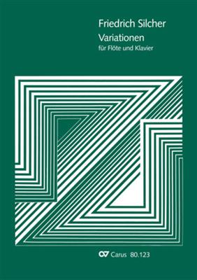 Friedrich Silcher: Variationen über Nel cor più non mi sento: Flöte mit Begleitung