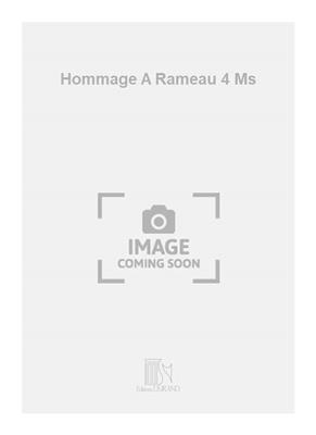 Claude Debussy: Hommage A Rameau 4 Ms: Klavier vierhändig
