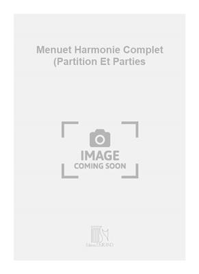 Claude Debussy: Menuet Harmonie Complet (Partition Et Parties: Bläserensemble