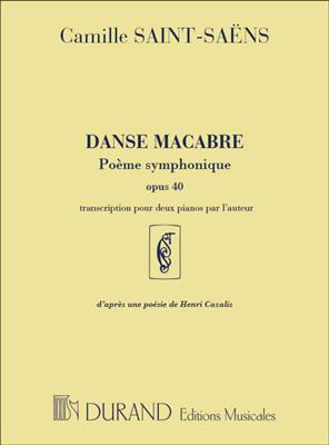 Camille Saint-Saëns: Danse Macabre Poeme Symphonique Opus 40: Klavier Duett