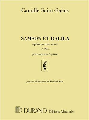 Camille Saint-Saëns: Samson Et Dalila no9bis Le Meme: Gesang mit Klavier