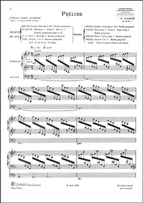 Gabriel Pierné: 3 Pièces Opus 29: Orgel