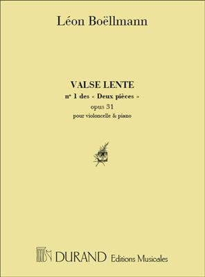 Léon Boëllmann: 2 Pieces Op.31 (Valse Lente-Menuet): Cello Duett
