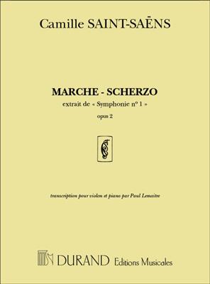 Camille Saint-Saëns: Marche Scherzo Extrait De Symphonie N.1 Opus 2: Violine mit Begleitung