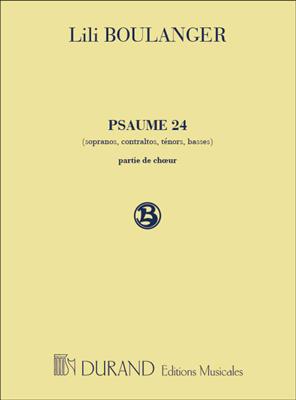 Lili Boulanger: Psaume 24 La Terre Appartient A L'Eternel: Gemischter Chor mit Begleitung