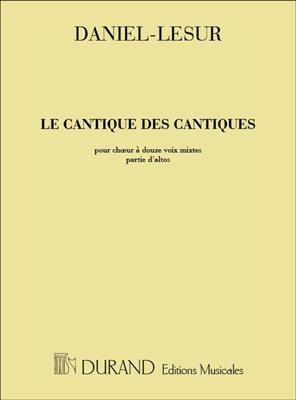 Jean-Yves Daniel-Lesur: Le Cantique Des Cantiques Alto: Frauenchor A cappella