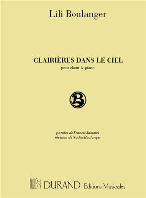 Lili Boulanger: Clairières dans le Ciel: Gesang mit Klavier