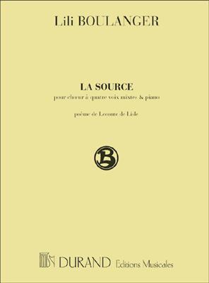 Lili Boulanger: La Source: Gemischter Chor mit Klavier/Orgel