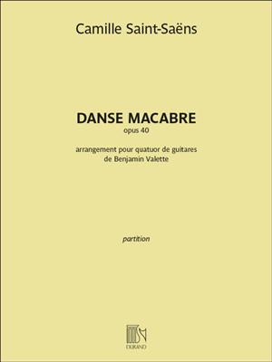Camille Saint-Saëns: Danse macabre opus 40 - Score: Gitarre Trio / Quartett