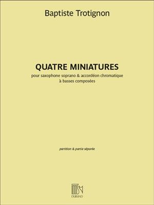 Baptiste Trotignon: Quatre miniatures: Gemischtes Duett