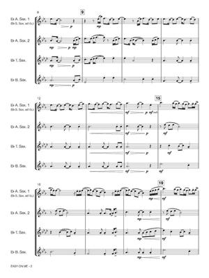 Adele: Easy On Me: (Arr. Norah Green): Saxophon Ensemble