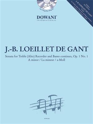 Jean-Baptiste Loeillet: Sonata a-minor Op.1 No.1 : Altblockflöte mit Begleitung