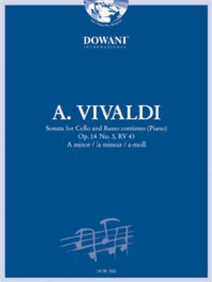 Sonata for Cello and BC Op.14 No.3,RV43 in a minor