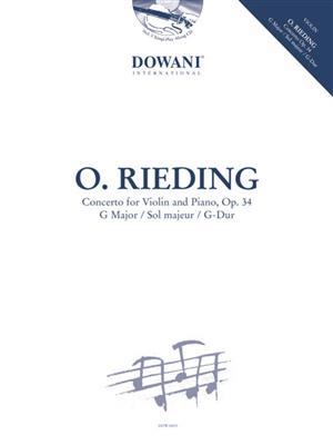 Oscar Rieding: Concerto for Violin and Piano, Op. 34: Violine mit Begleitung