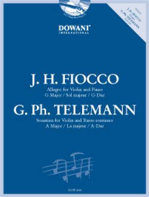 Joseph-Hector Fiocco: Allegro in G Major and Sonatina in A Major: Violine mit Begleitung