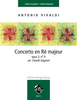 Antonio Vivaldi: Concerto en Ré majeur, opus 3, no 9: Violine mit Begleitung