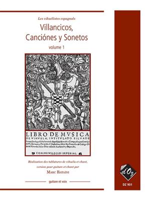 Villancicos, canciones y sonetos, vol. 1: Gesang mit Gitarre