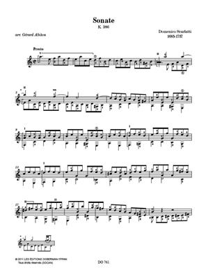 Domenico Scarlatti: 2 Sonates, vol. 1, K. 386, 232: Gitarre Solo