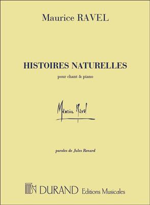 Maurice Ravel: Histoires Naturelles: Gesang mit Klavier