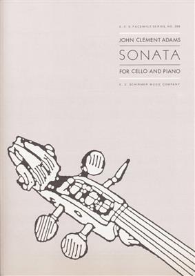 John Clement Adams: Sonata for Cello and Piano: Cello mit Begleitung