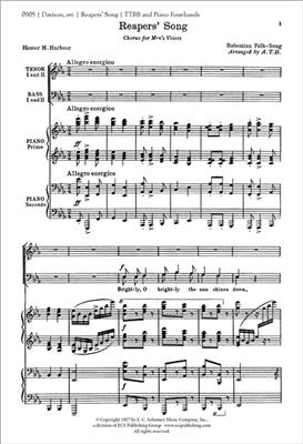 Reaper's Song: (Arr. G. Wallace Woodworth): Männerchor mit Klavier/Orgel