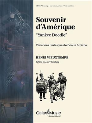 Henri Vieuxtemps: Souvenir d'Amerique: Violine mit Begleitung