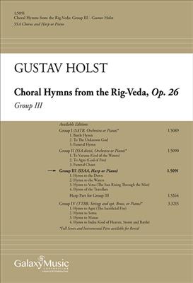 Gustav Holst: Choral Hymns from the Rig-Veda, Group 3: Frauenchor mit Klavier/Orgel