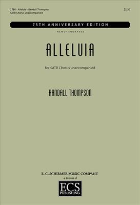 Randall Thompson: Alleluia: Gemischter Chor mit Begleitung