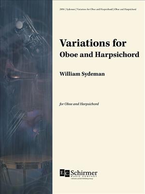 William Sydeman: Variations for Oboe and Harpsichord: Oboe mit Begleitung
