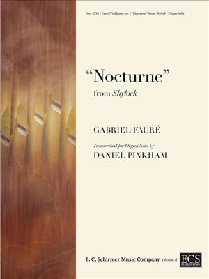 Gabriel Fauré: Nocturne from Shylock: Orgel